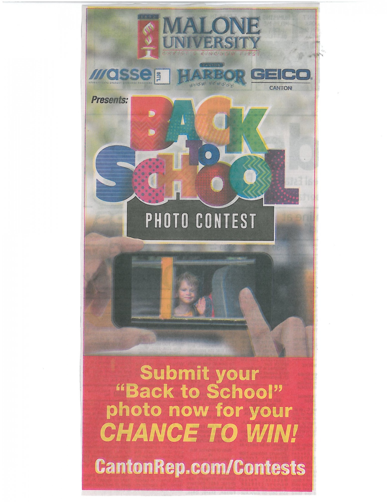 Back to School Photo Contest