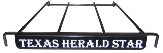Welded On Metal Shelf Sign Plates